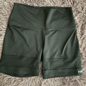 Black ultimate VS/pink biker shorts